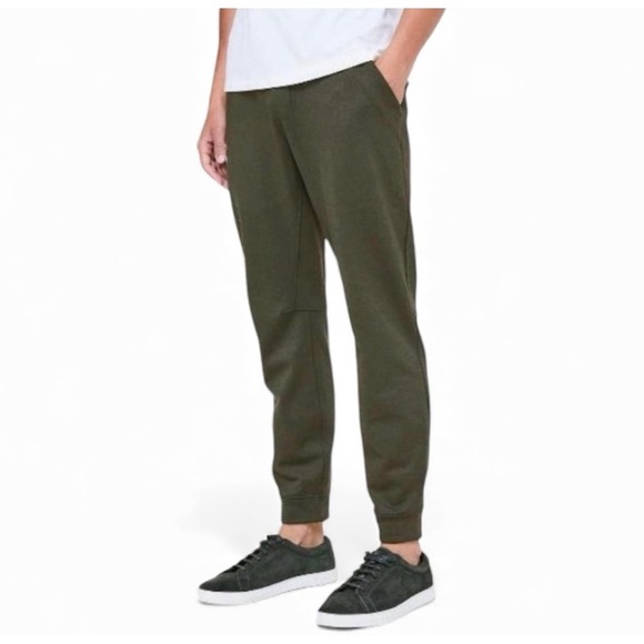 lululemon athletica Other - Lululemon City Sweat Jogger Mens Small Olive Green French‎ Terry Sweatpants S